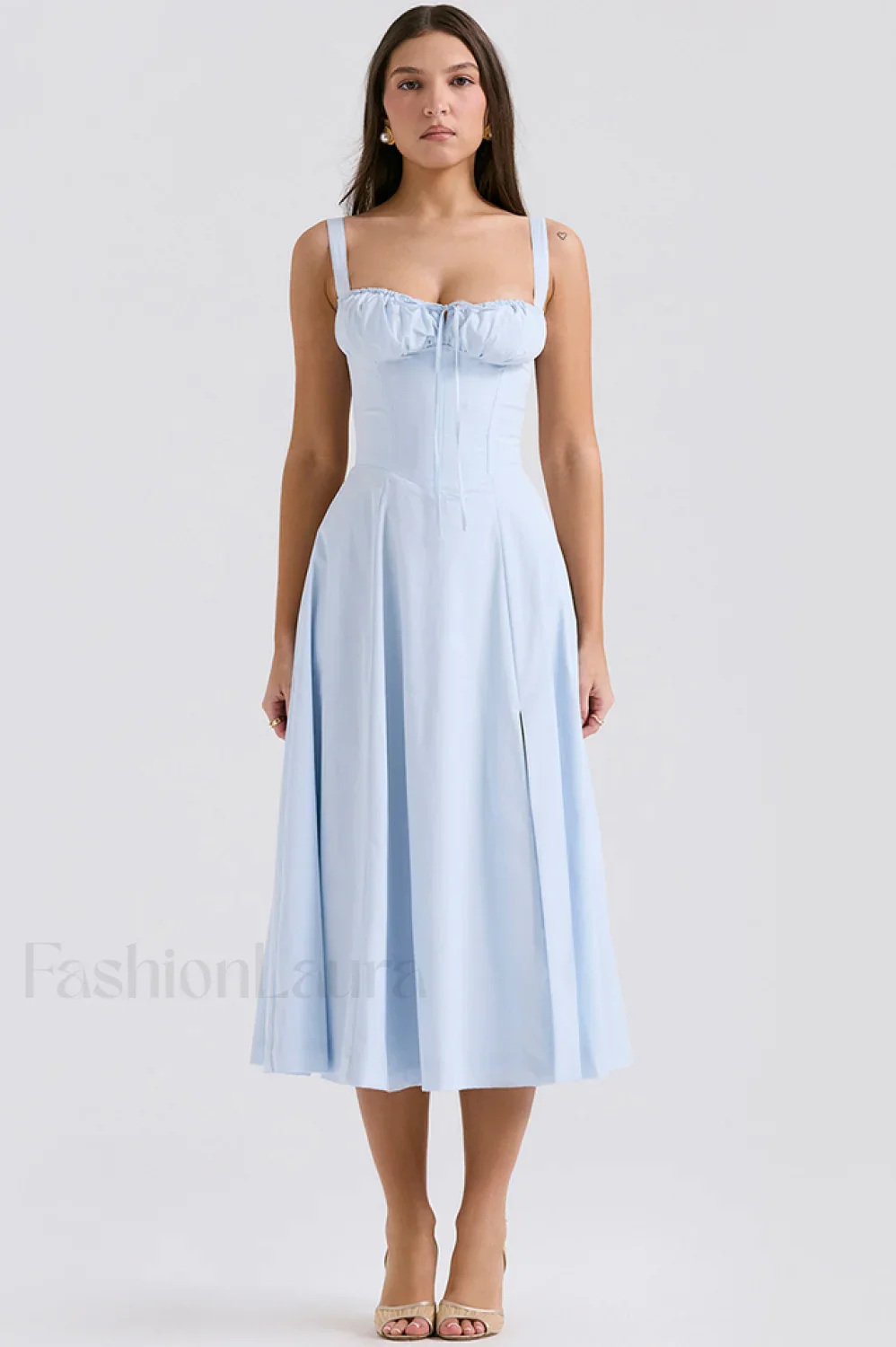 Carmen Elegant Bustier Sundress - Image 78