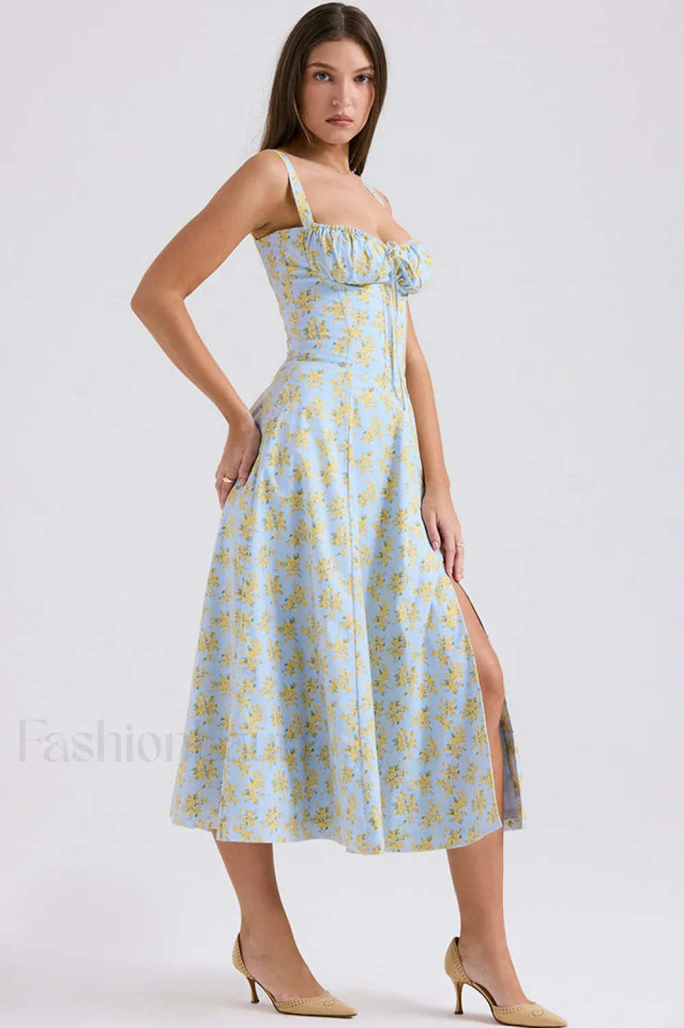Carmen Elegant Bustier Sundress - Image 82