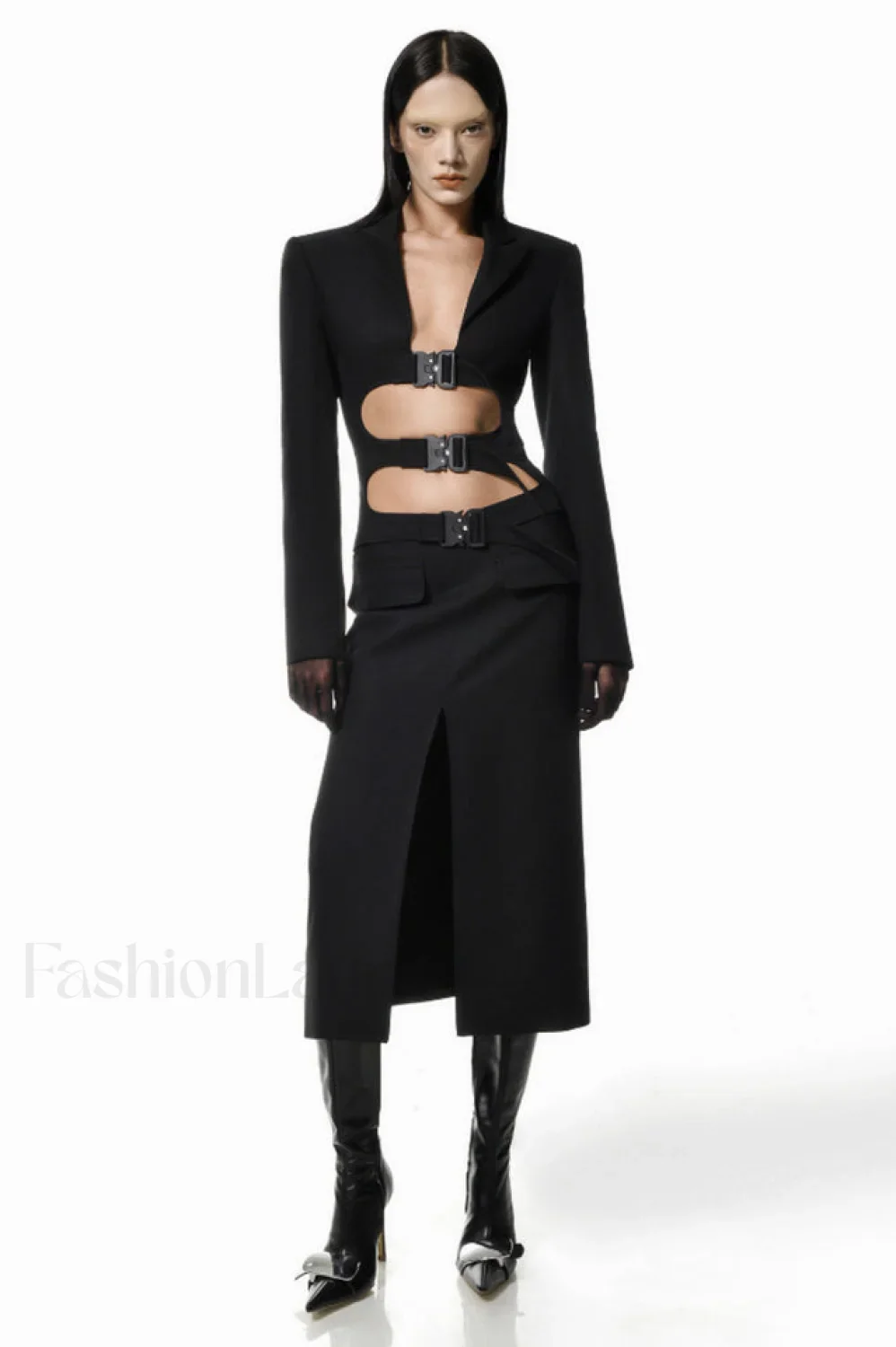 Buckle Detail Top Charming + Skirt Set - Image 27