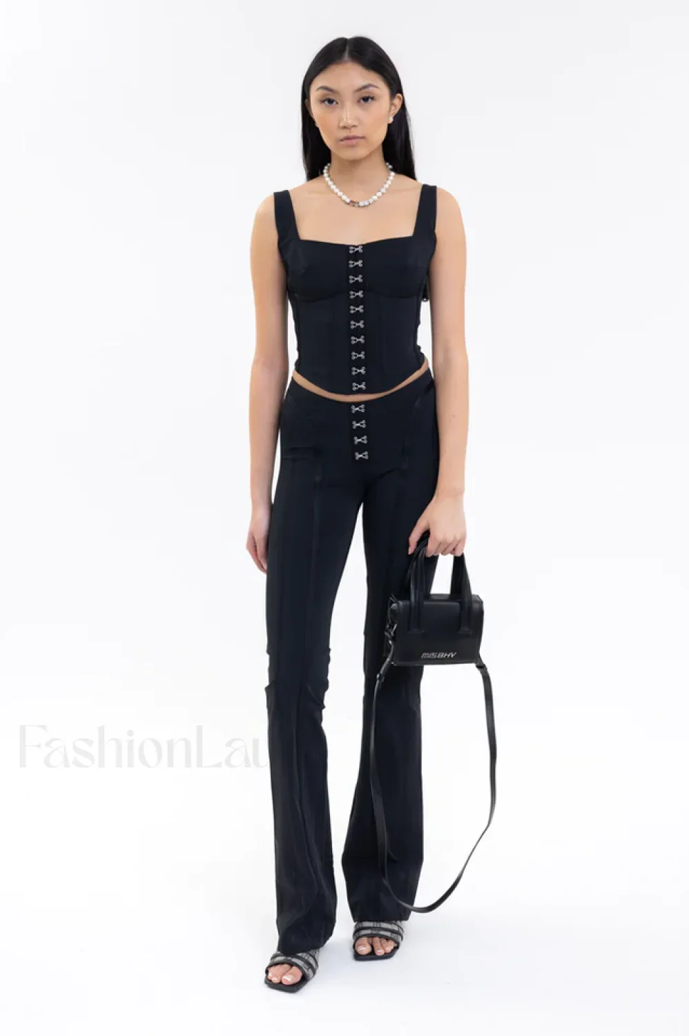 Black Lara Stylish Corset Top - Image 18