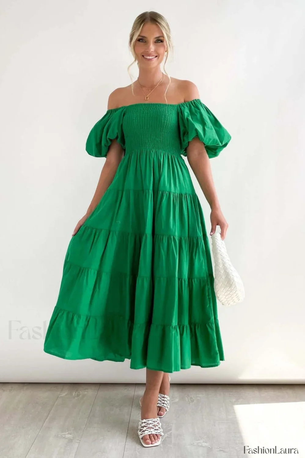 Anne Elegant Tiered Dress - Image 57