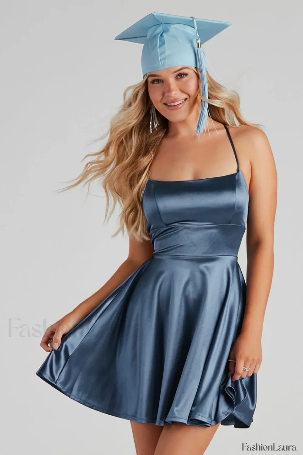 Sexy Slip Fitted Party Mini Dress - Image 17
