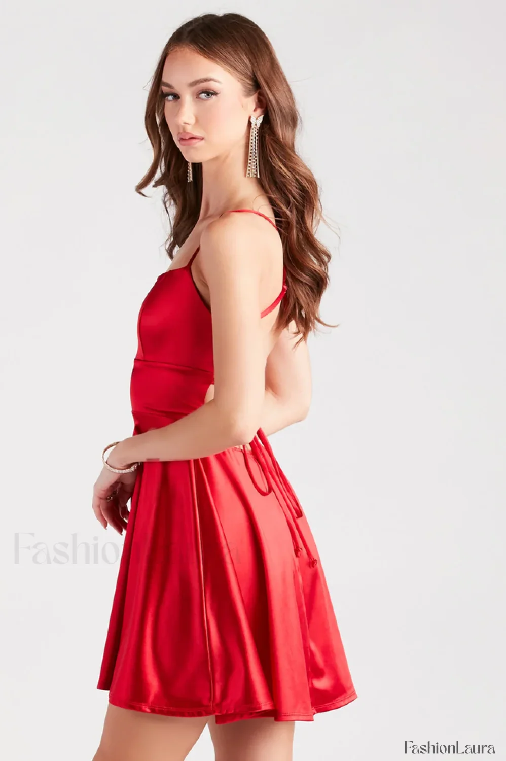 Sexy Slip Fitted Party Mini Dress - Image 25