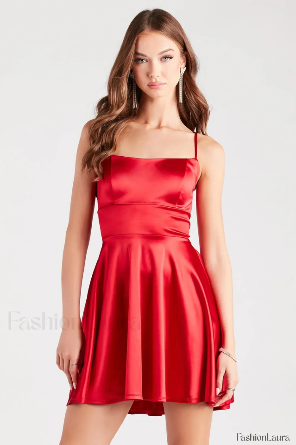 Sexy Slip Fitted Party Mini Dress - Image 26