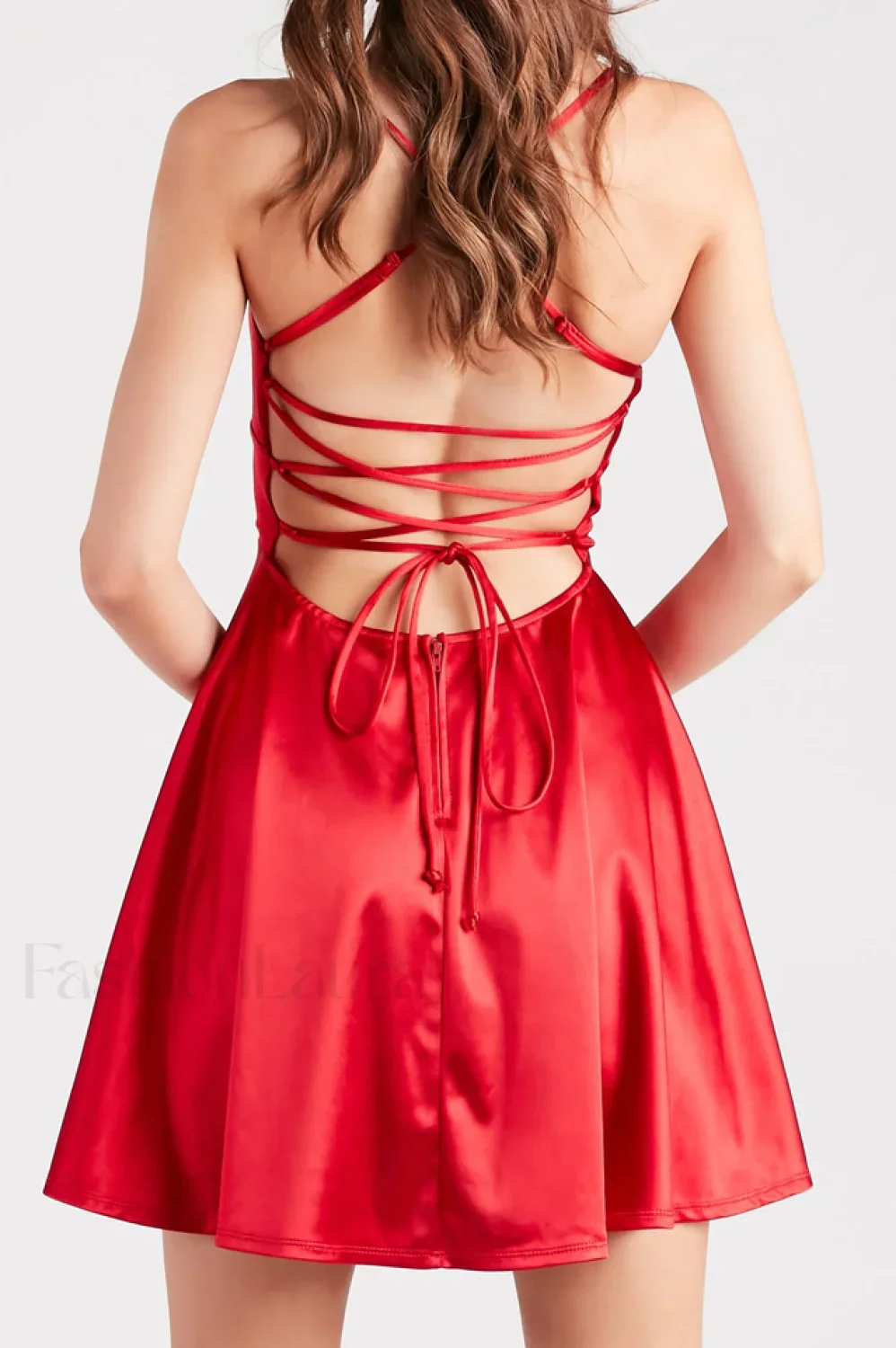 Sexy Slip Fitted Party Mini Dress - Image 9
