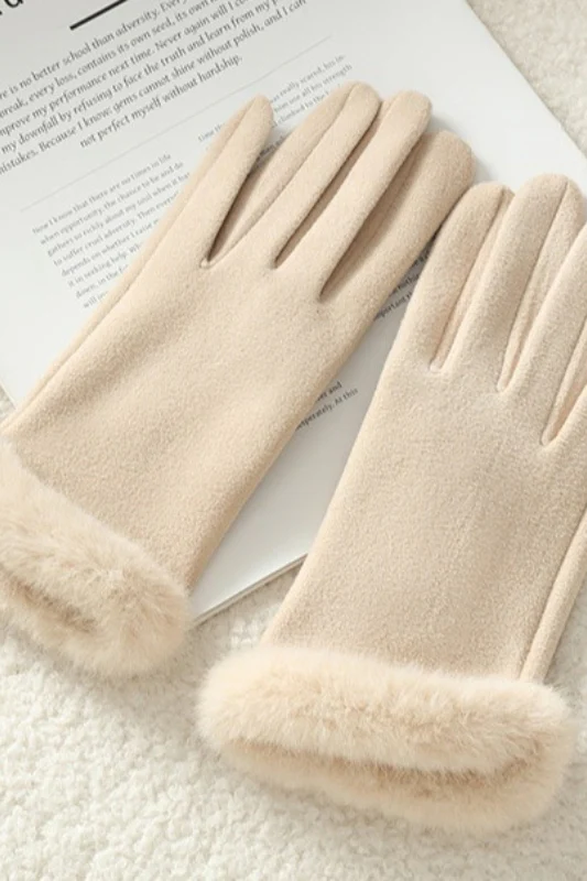 Fleece Lined Touchscreen Thermal Gloves - Image 2