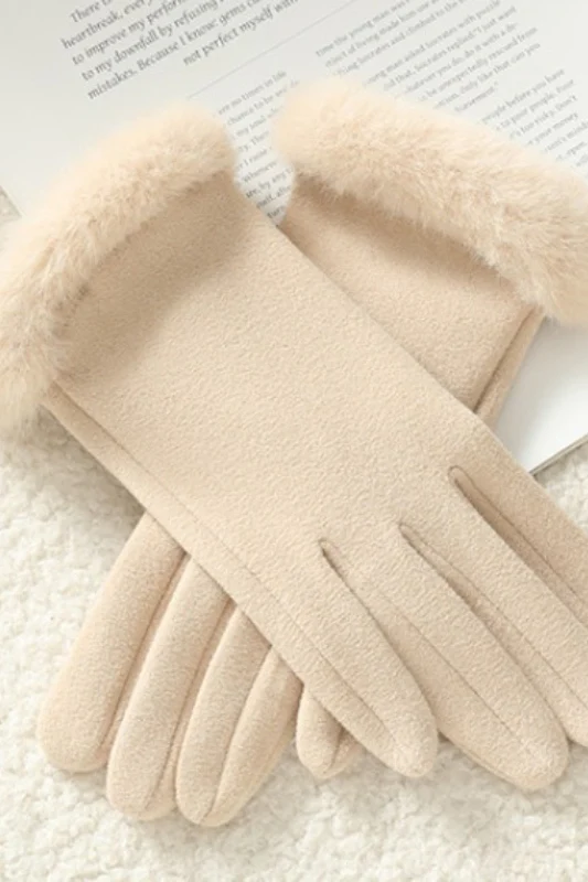 Fleece Lined Touchscreen Thermal Gloves - Image 3