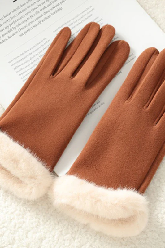 Fleece Lined Touchscreen Thermal Gloves - Image 5
