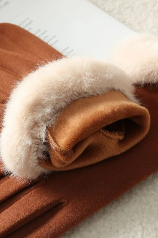 Fleece Lined Touchscreen Thermal Gloves - Image 6