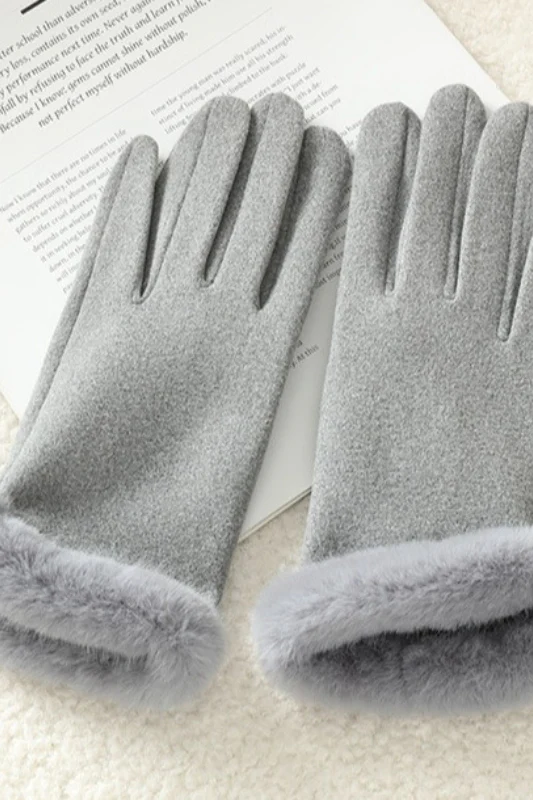 Fleece Lined Touchscreen Thermal Gloves - Image 8