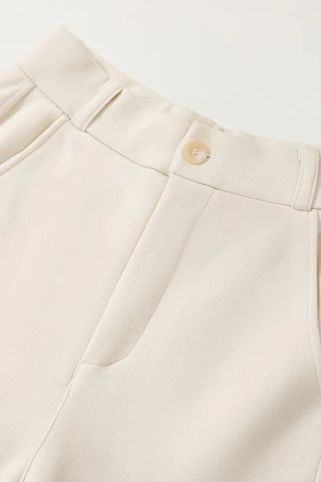 Fleece Lined Wool Blend Knit Pants - Image 13