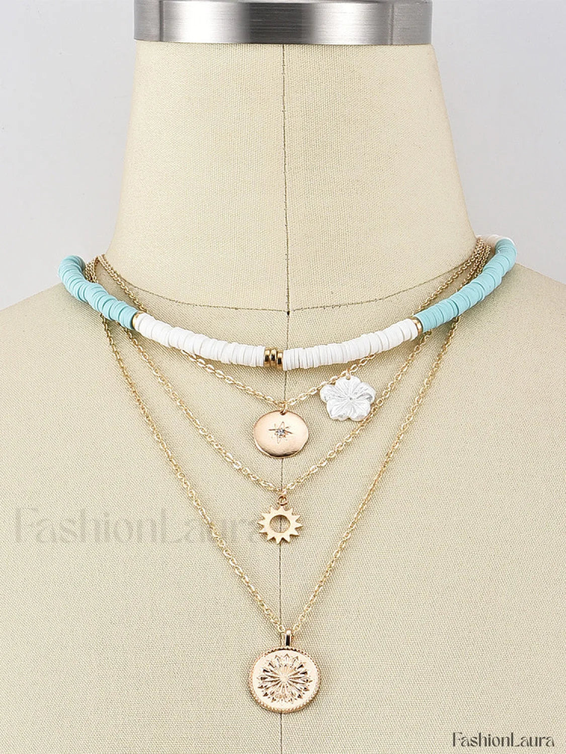 Flower Layer Necklace - Image 10