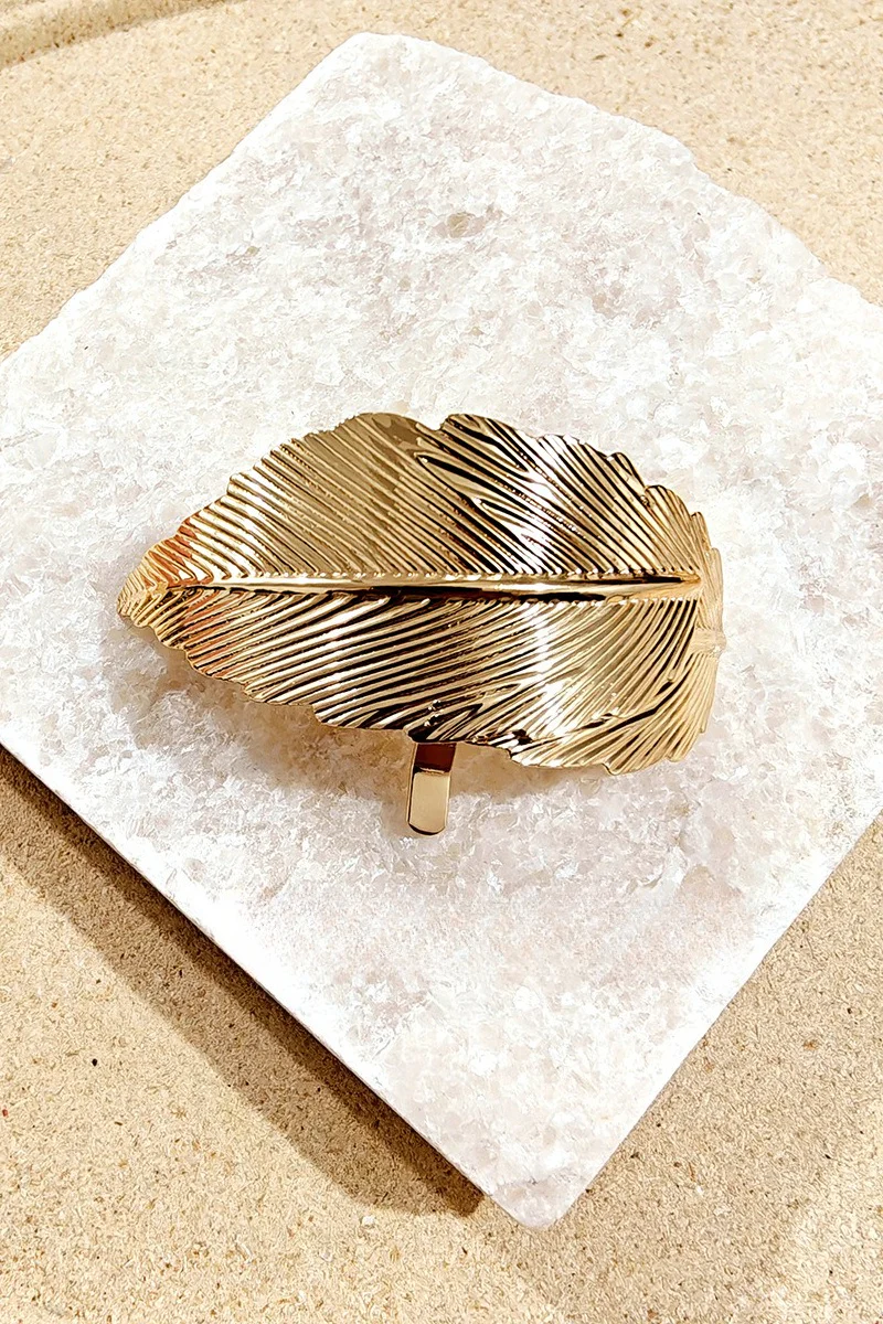 Geometric Metal U-Pin Hair Cuff - Image 2
