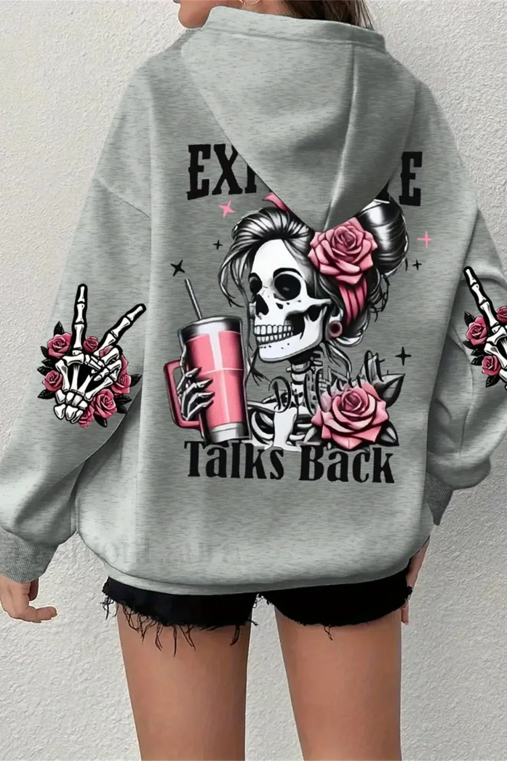Harajuku Loose Fit Fleece Hoodie - Image 14