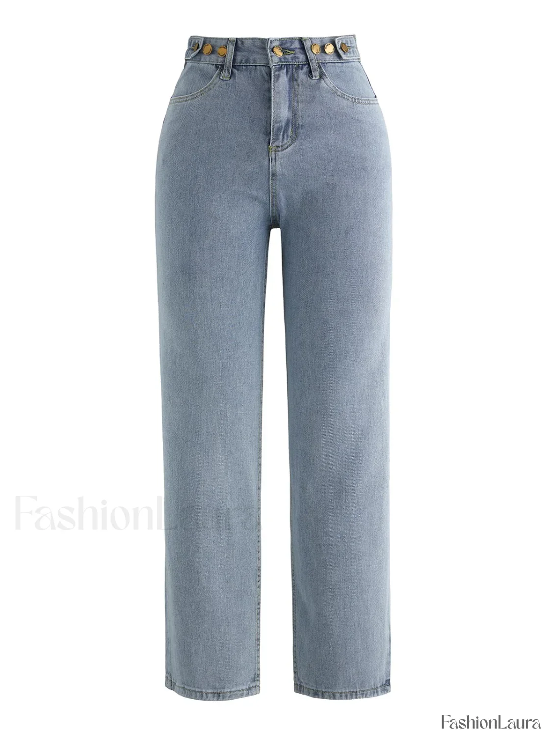 High Waist Baggy Boyfriend Jeans - Image 31