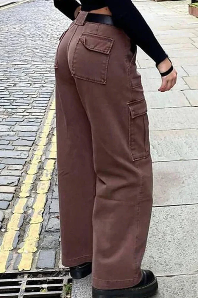 High Waist Loose Denim Jeans - Image 4