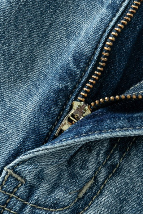 High Waist Relaxed Fluid Straight Jeans - Image 9