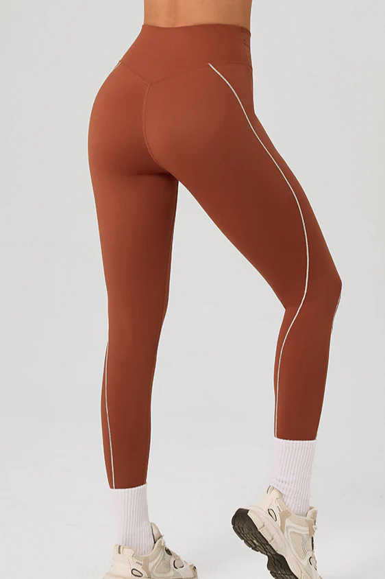 High Waist Twist Front Workout Leggings - Image 14