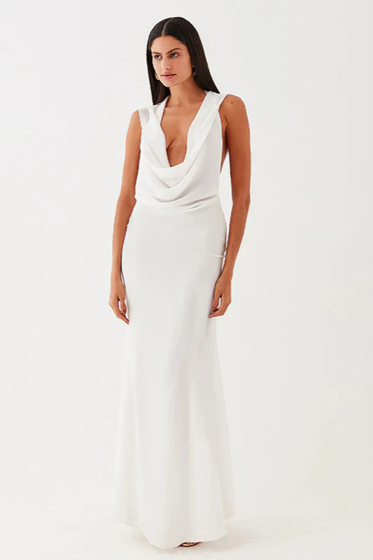 Hooded Deep V Backless Bodycon Dress - Image 5