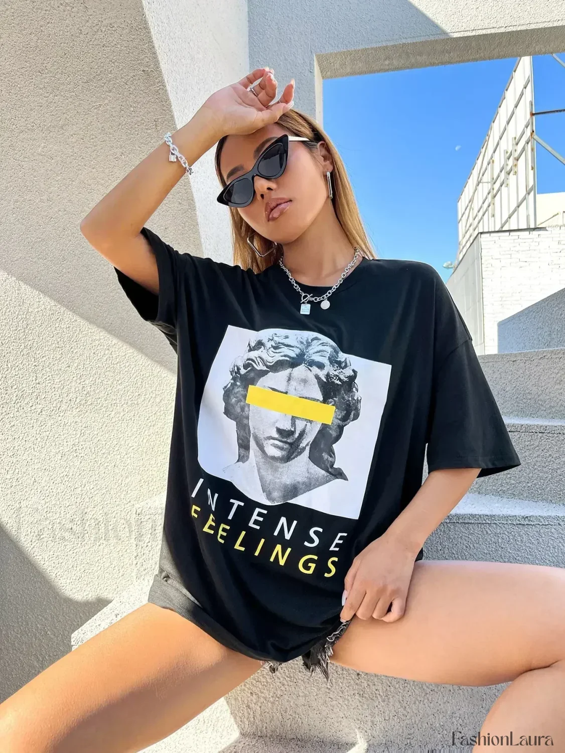 Intense Feelings Drop Shoulder T-Shirt - Image 20
