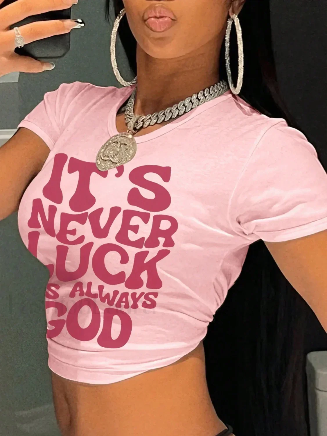 It's Never Luck Breathable Snugged T-Shirt - Image 12