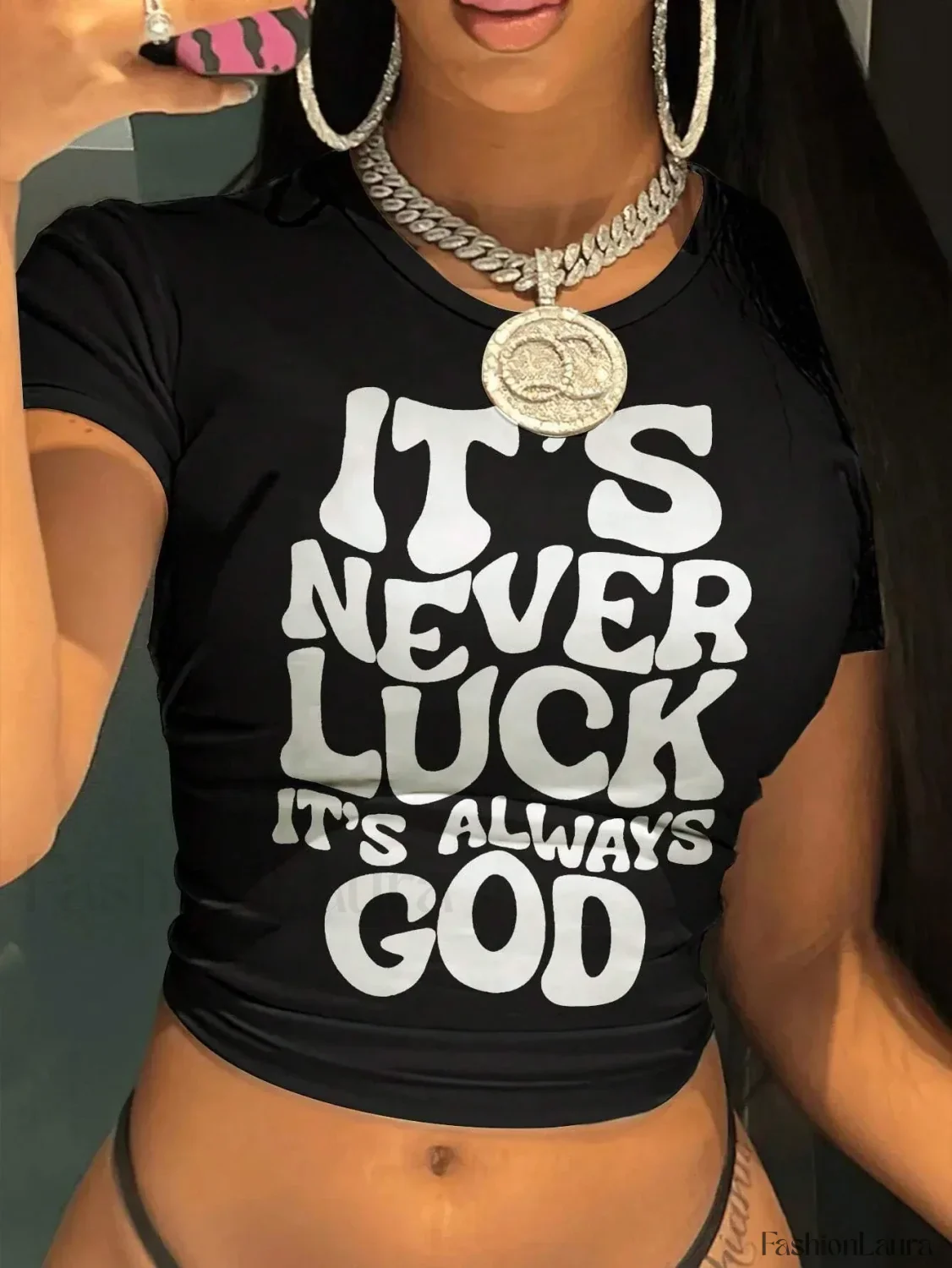 It's Never Luck Breathable Snugged T-Shirt - Image 17