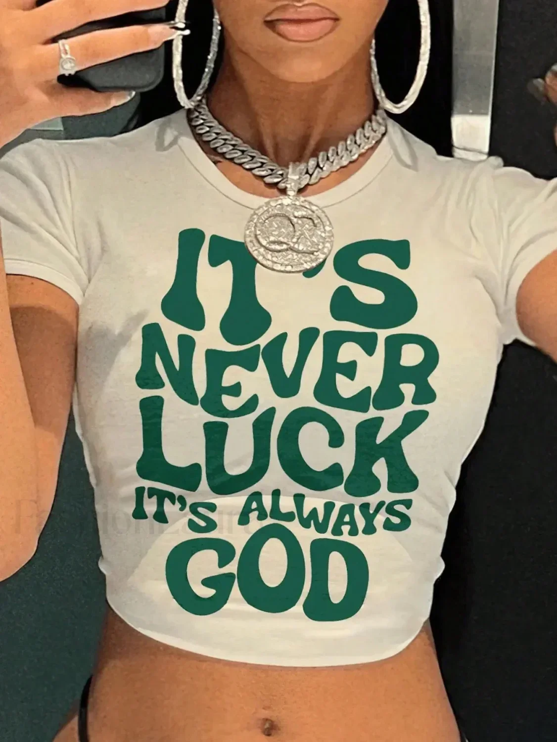 It's Never Luck Breathable Snugged T-Shirt - Image 8