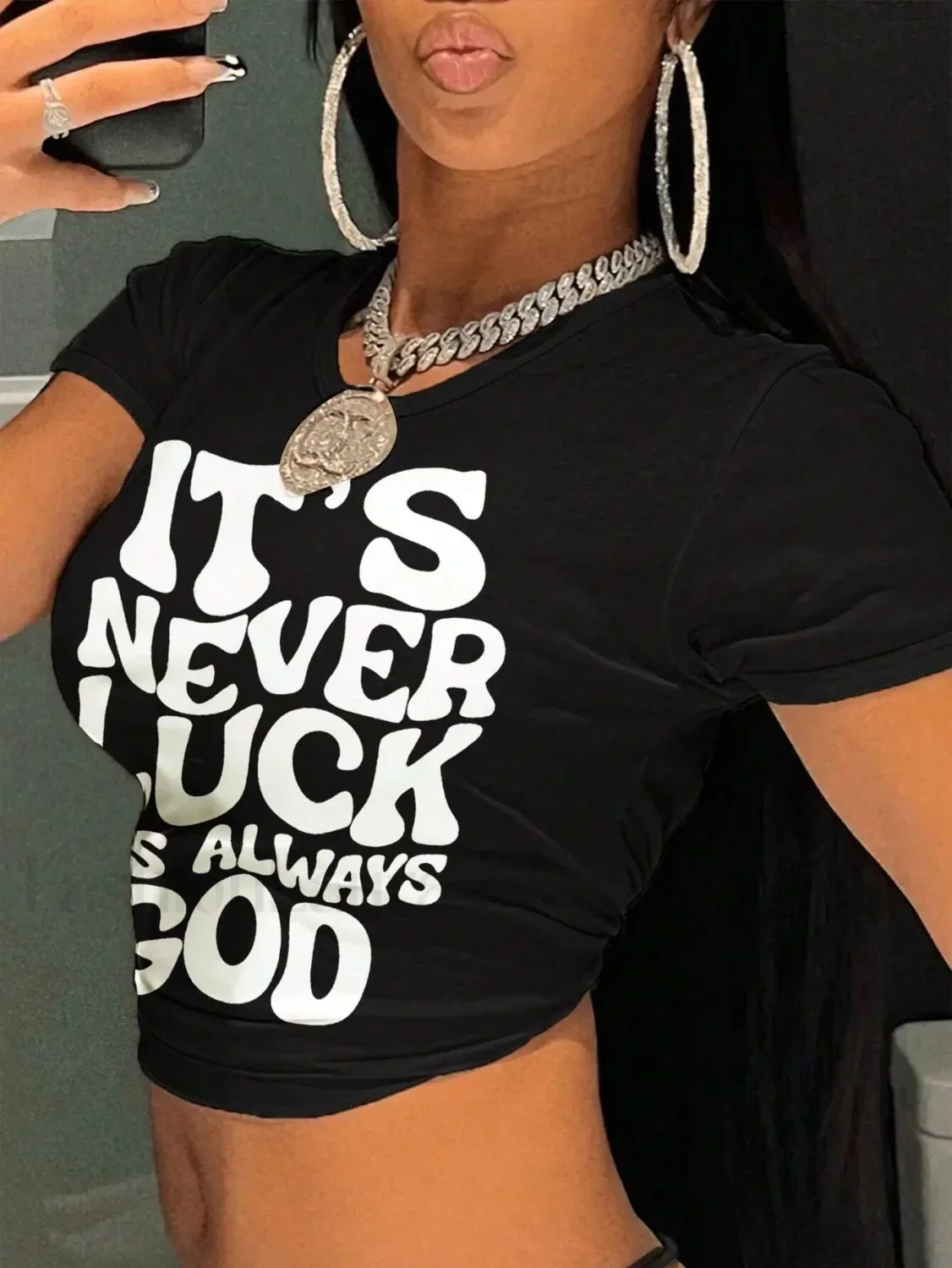 It's Never Luck Breathable Snugged T-Shirt - Image 9