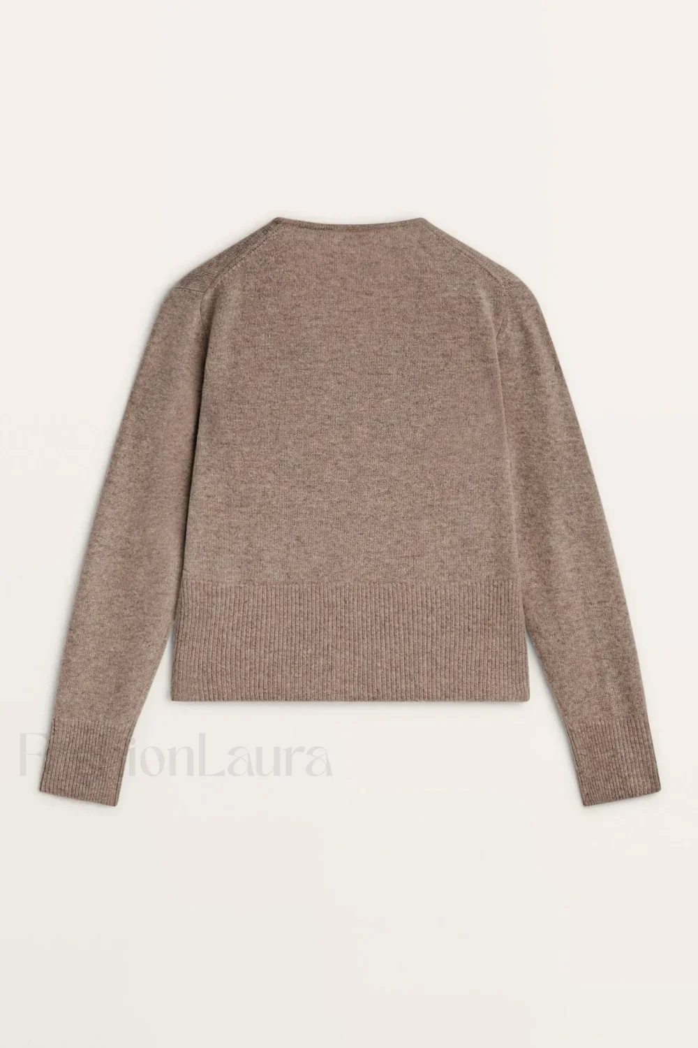 Knot Design Wool Blend Cardigan - Image 6