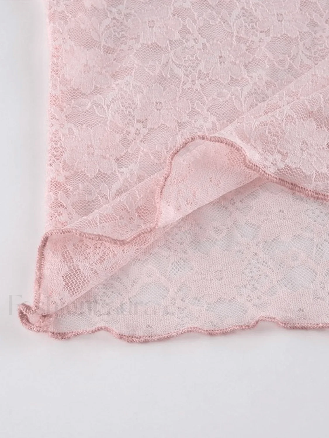 Lace Patchwork Crop Blouse - Image 18