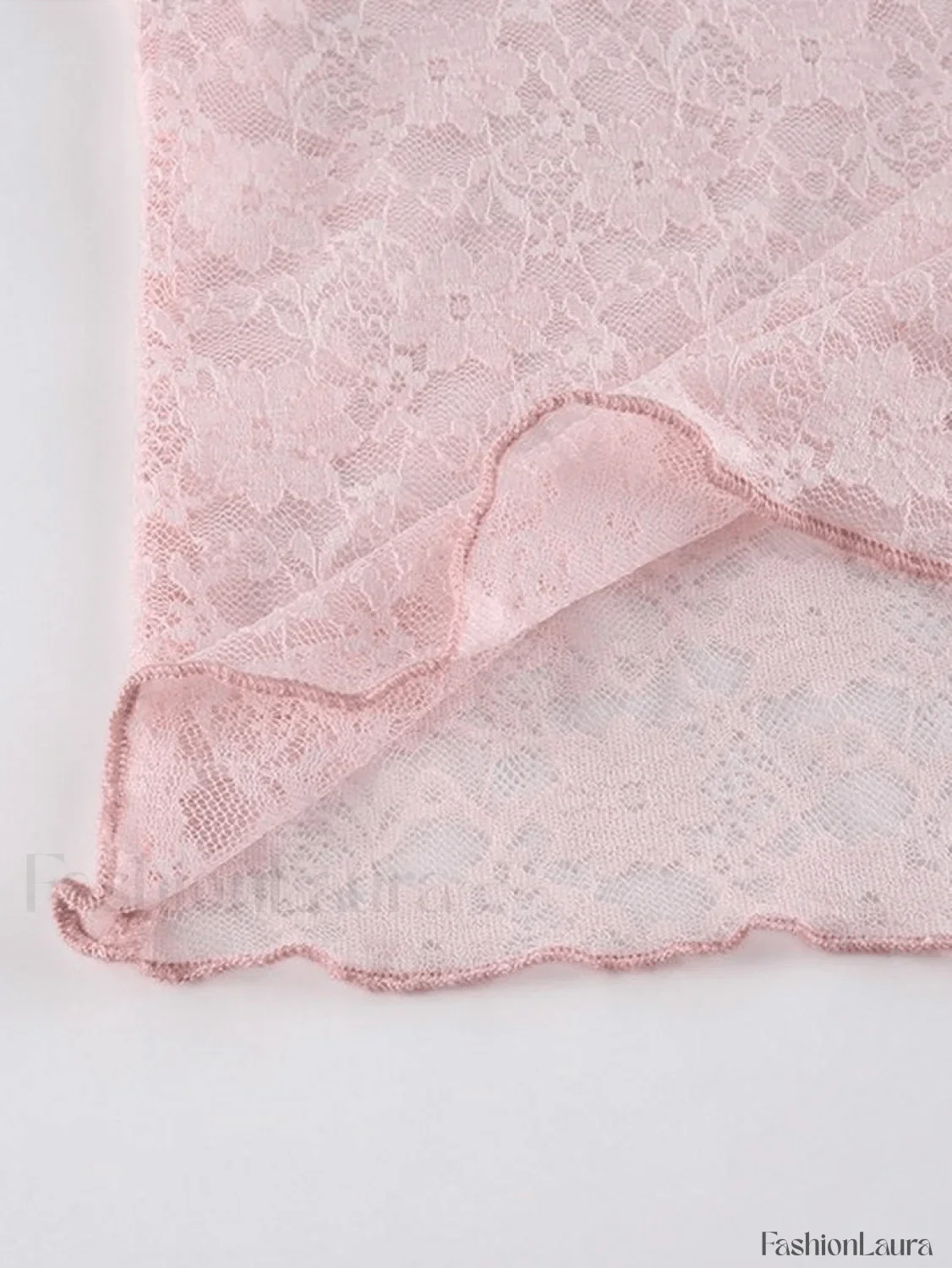 Lace Patchwork Crop Blouse - Image 34