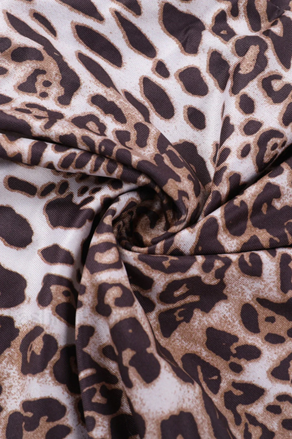 Lace Split Cami Leopard Print Maxi Dress - Image 5