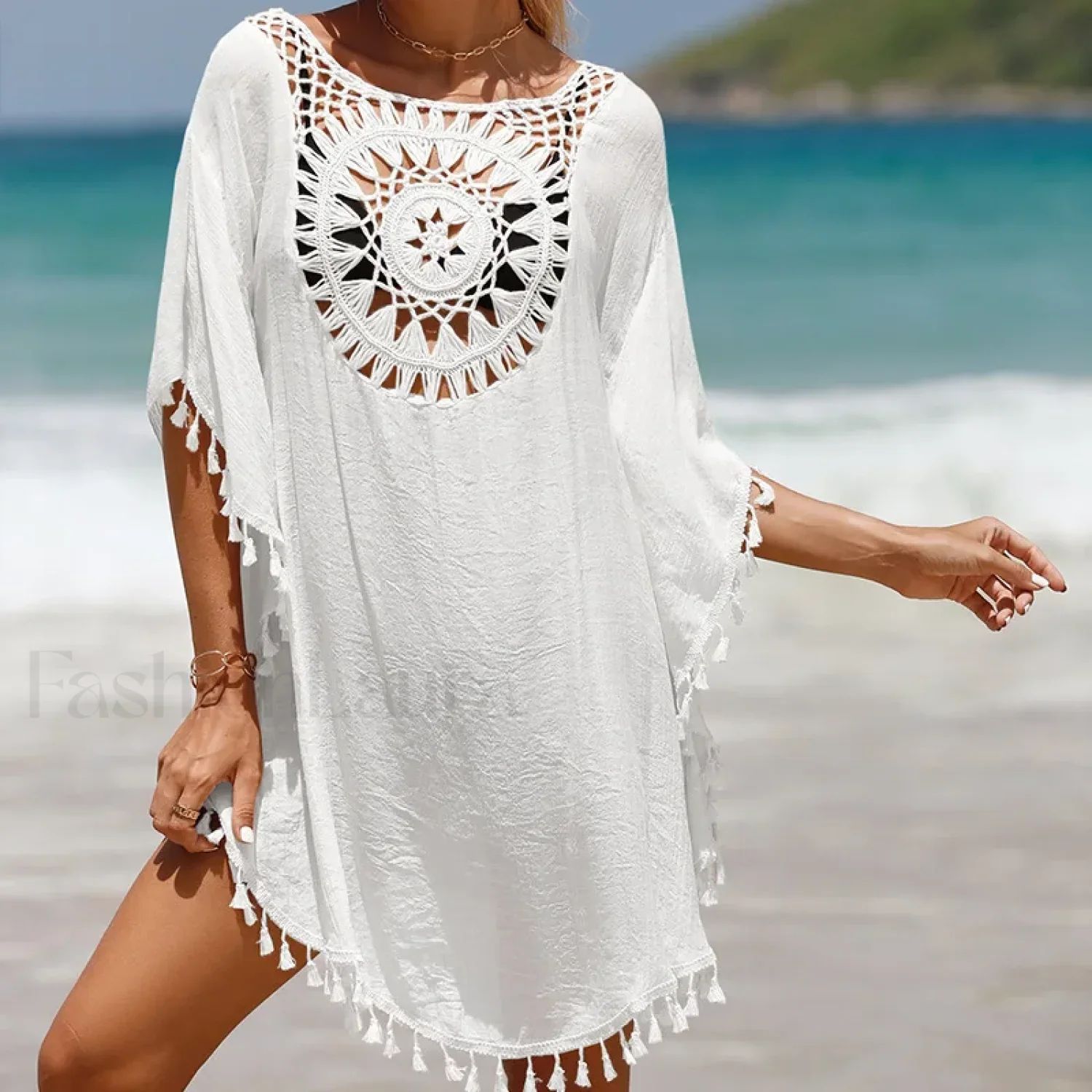 Leopard Print Kimono Robe Cover Up - Image 5