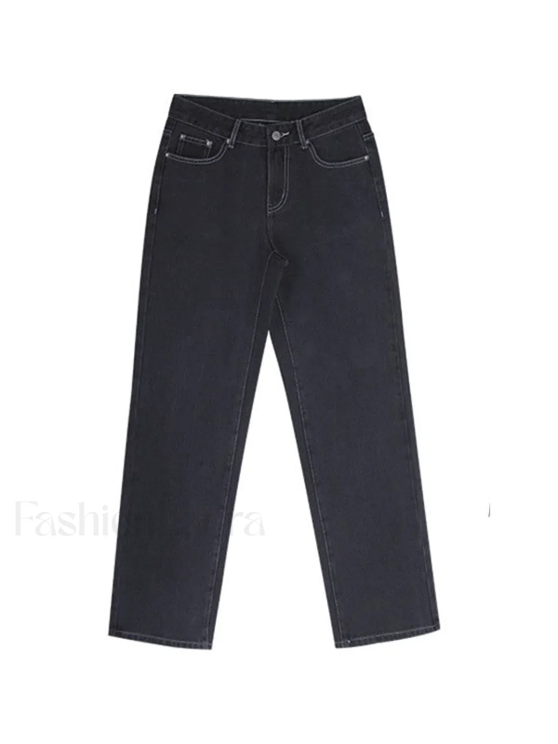 Light Wash Denim Boyfriend Jeans - Image 30