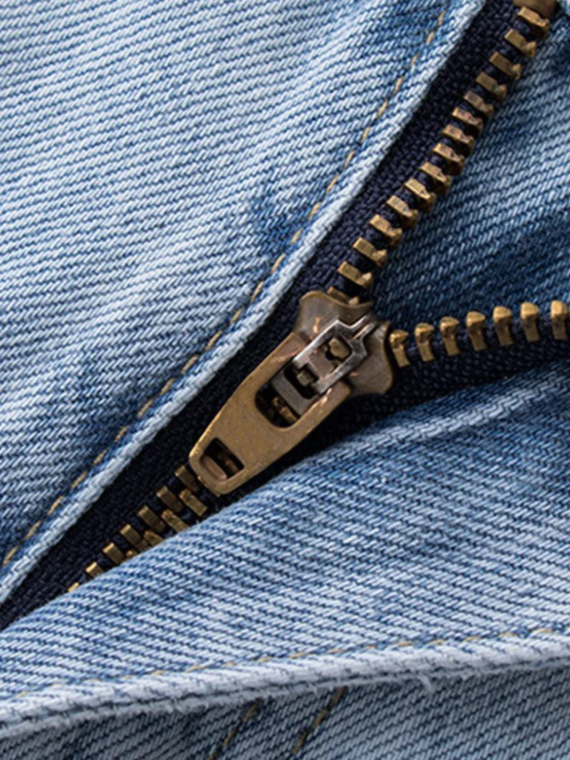 Light Wash Denim Boyfriend Jeans - Image 6