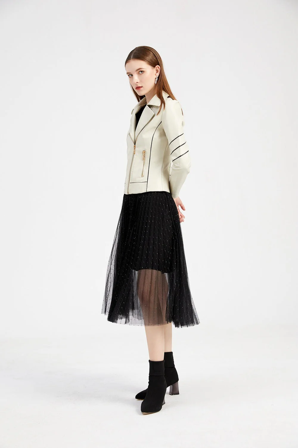 Lightweight PU Moto Jacket - Image 4