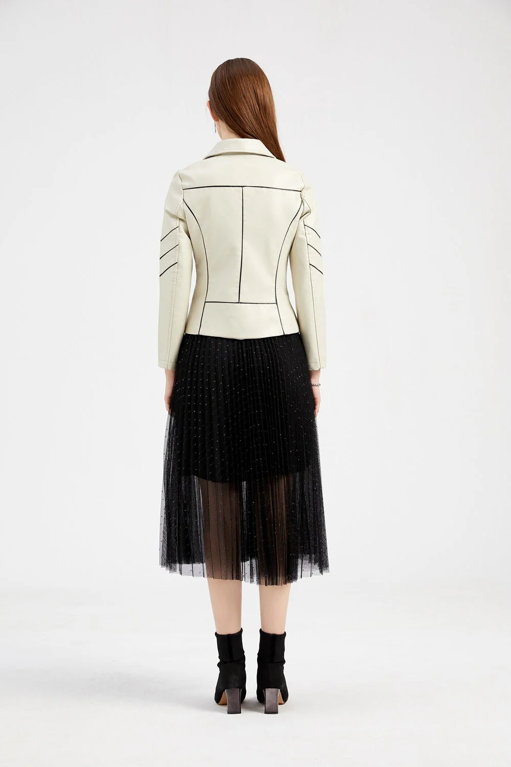 Lightweight PU Moto Jacket - Image 5