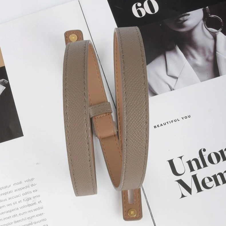 Locking Clasp Slim Elegant Waist Belt - Image 8