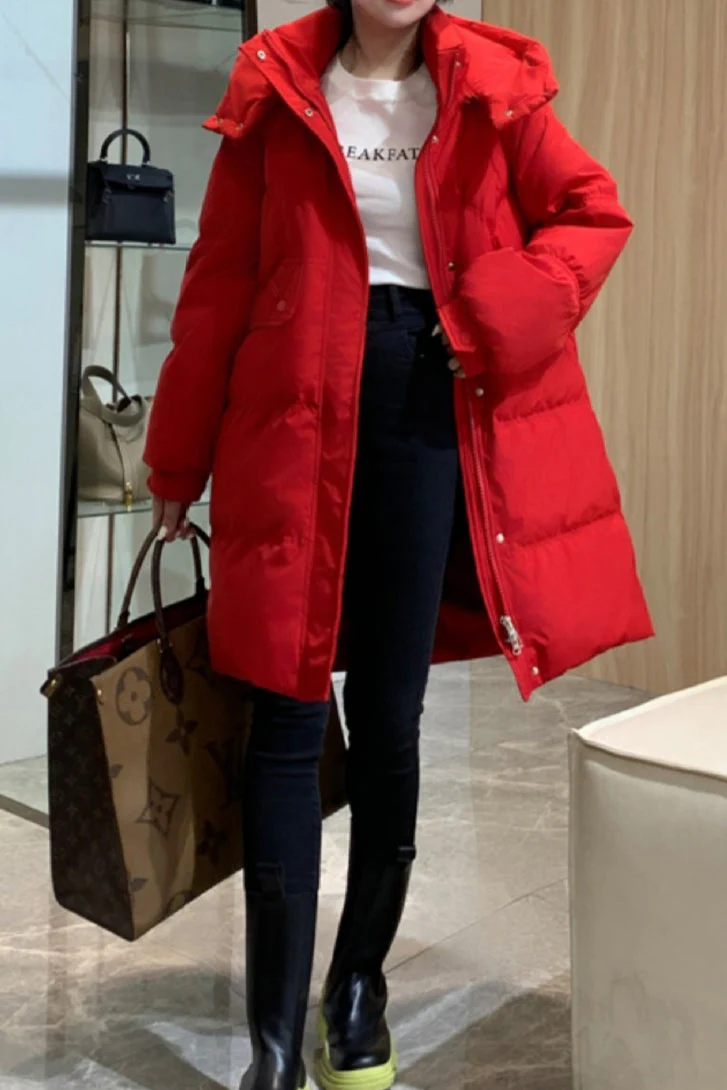 Long Oversize Insulated Puffer Jacket - Image 13
