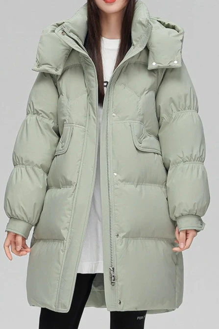 Long Oversize Insulated Puffer Jacket - Image 5