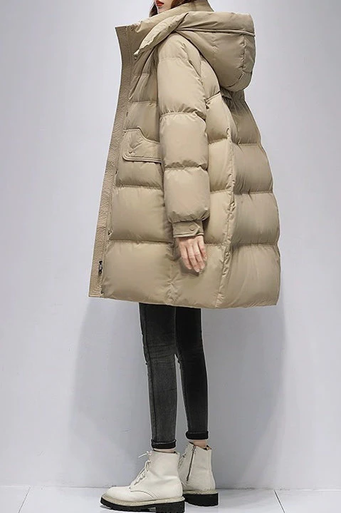 Long Oversize Insulated Puffer Jacket - Image 9