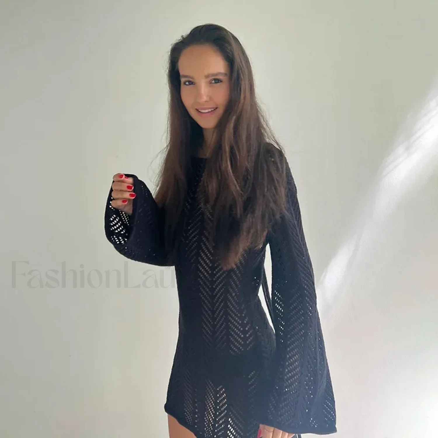 Long Sleeve Shirt Beach Cover Up - Image 7