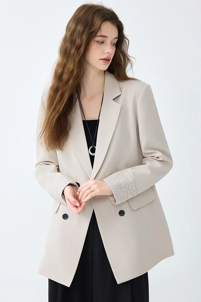 Loose Fit Long Sleeve Blazer - Image 10