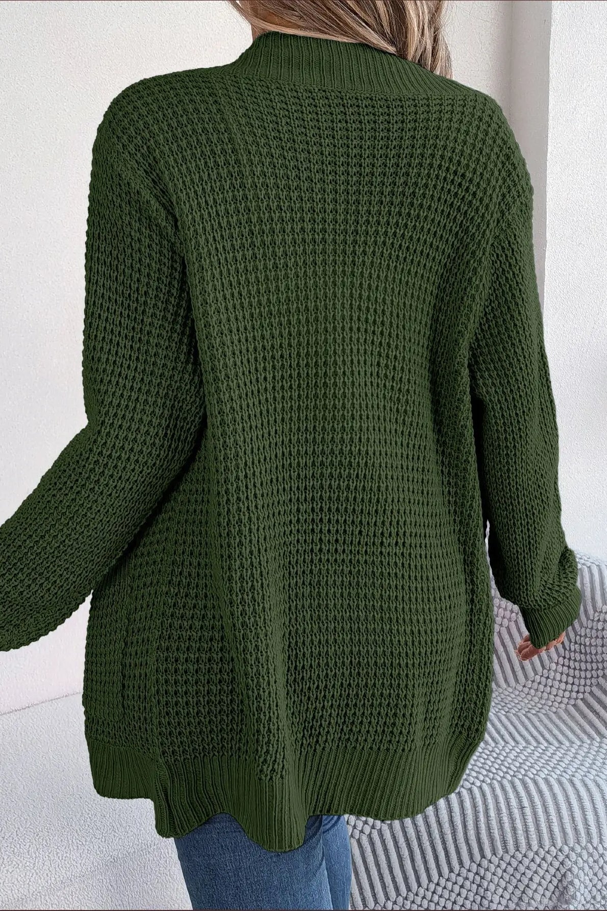 Loose Knit Pocket Cardigan - Image 20