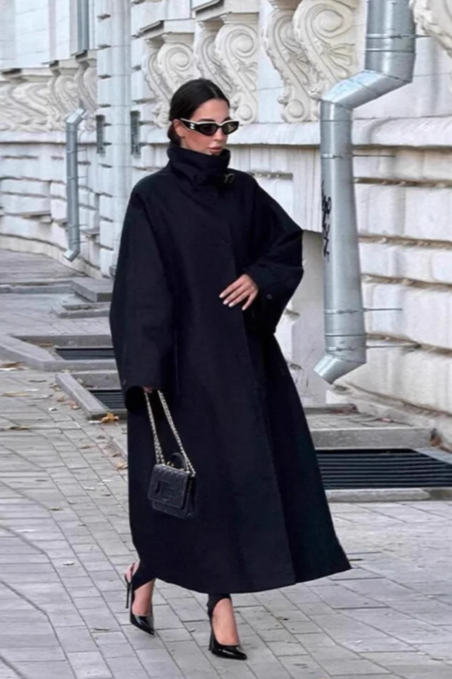Lounge Slim Long Line Overcoat - Image 3