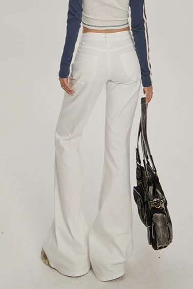 Low Rise Stretchy Slim Bootcut Jeans - Image 3