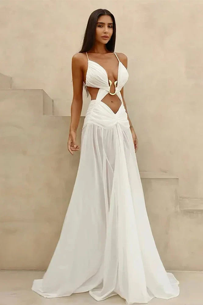 Mesh Hollow Out Boho Dress - Image 27