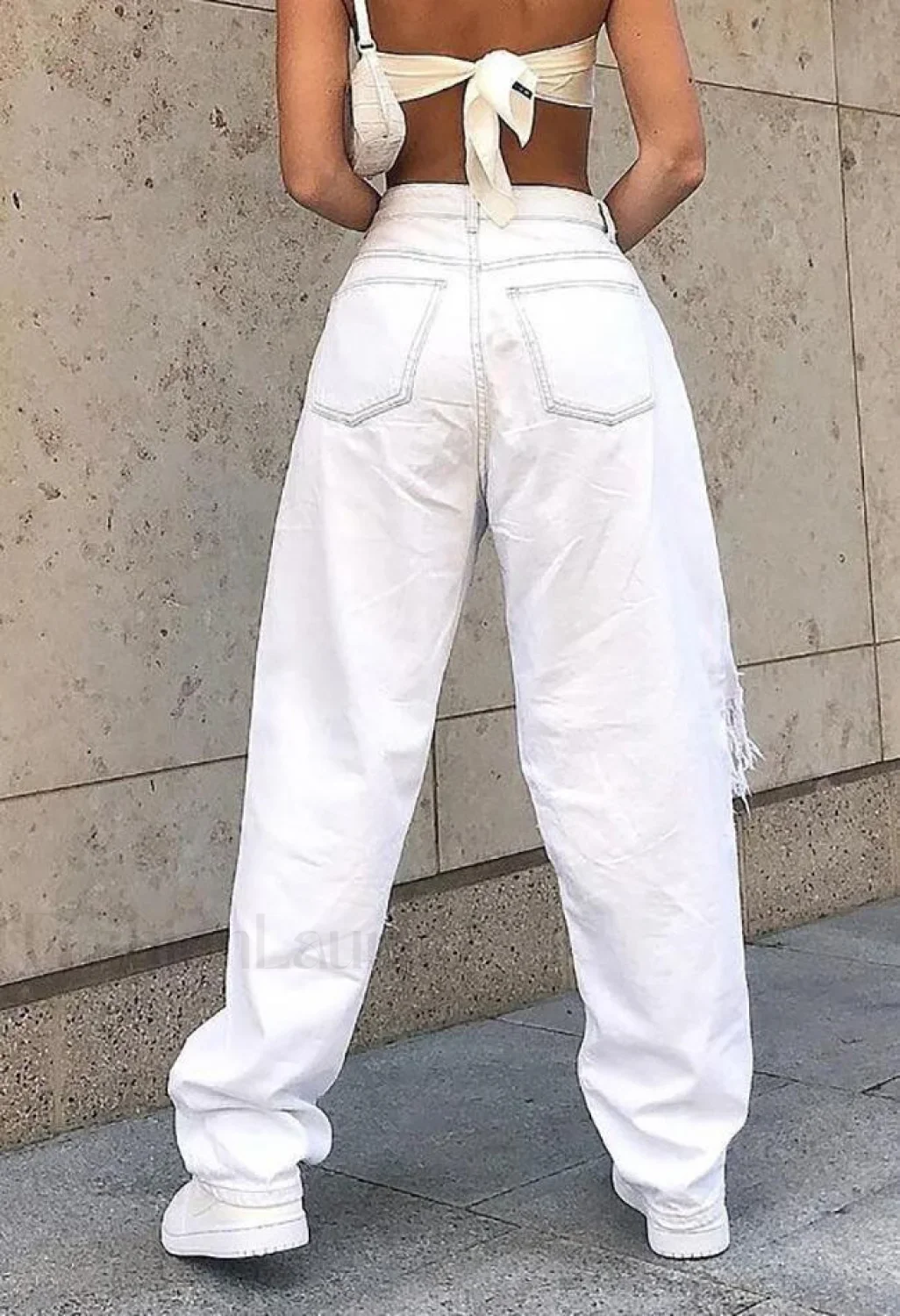 Mid Rise Extra Ripped Jeans - Image 3