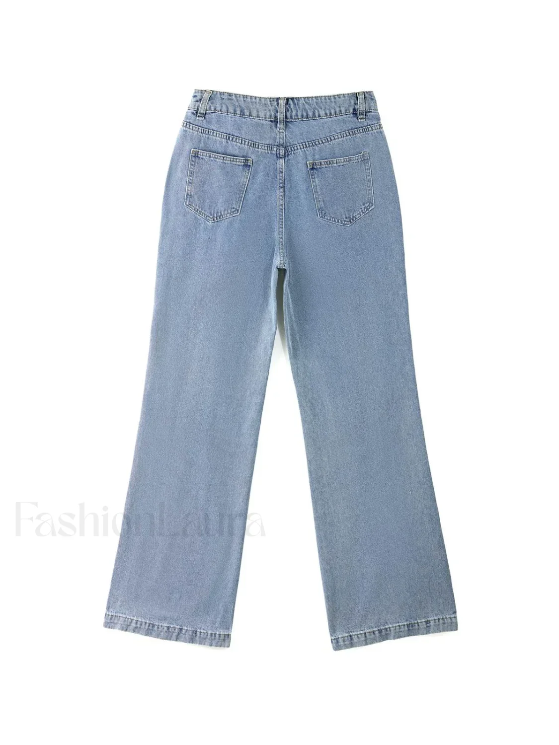 Mid Waist Washed Boyfriend Jeans - Image 12