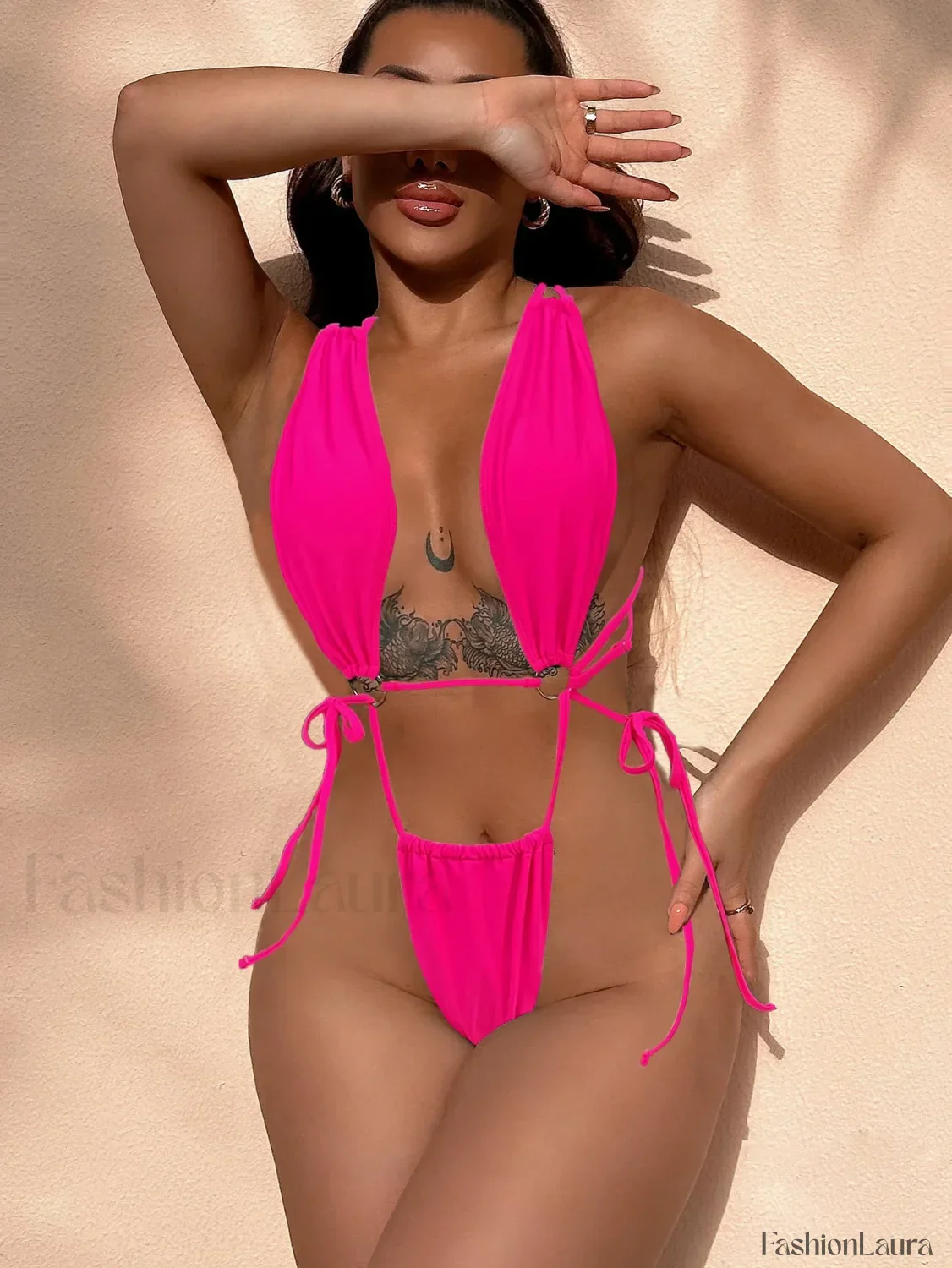Mini Low Waist Thong One Piece - Image 12